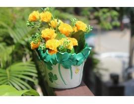 Extremely Beautiful 4.5 inches Flower Pots / Stationery Holder