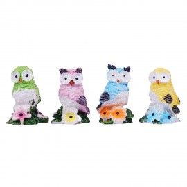 Resin Owls For Bonsai Decoration, Size : Small