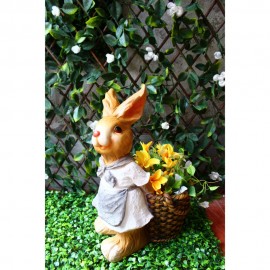 Rabbit / Bunny Planter with Pot