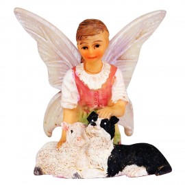 Wonderlnad Miniature fairy garden Shepherdess Fairy Statue