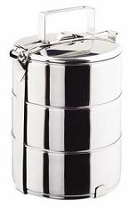 Stainless Steel Bombay Tiffin, Size : 12, 14, 16, 18, 20 Cm