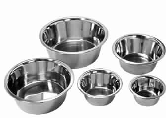 Stainless Steel Standard Feeding Dishes