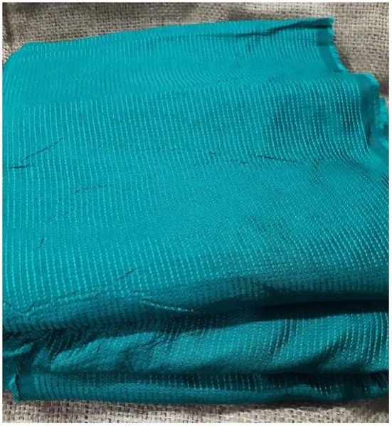 Green Polycotton Fabric By Meter Embroidery Dress Material Kurti Skirt Blouse