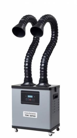 Double Duct Fume Absorber DIGITAL TOKI-2DFAD