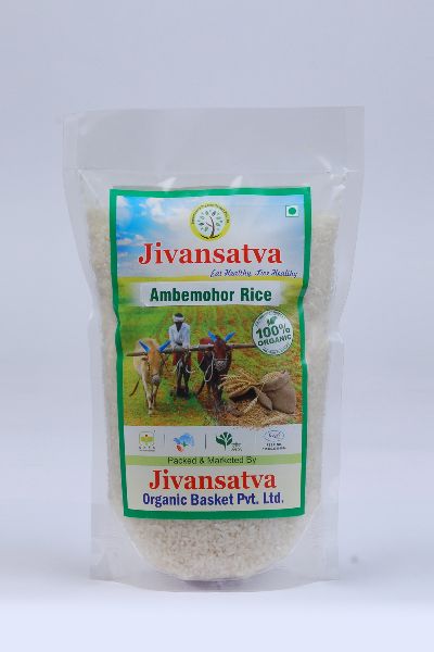 Organic Ambemohar Rice, Variety : Short grain