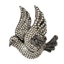 Diamond Bird Brooch, Occasion : Anniversary, Engagement, Gift, Party