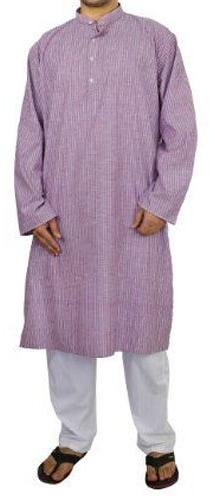 Cotton/Linen Plain Round Mens Trendy Kurta Pajama, Size : Medium, Large, XL, XXL