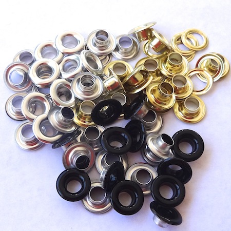 Polished Colorful Aluminium Eyelets, for Shoe, Candles, Garments, Curtains, Size : 60mm, 140mm