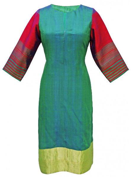 PURE SILK SUBLIME KURTI, Length : 43 inches