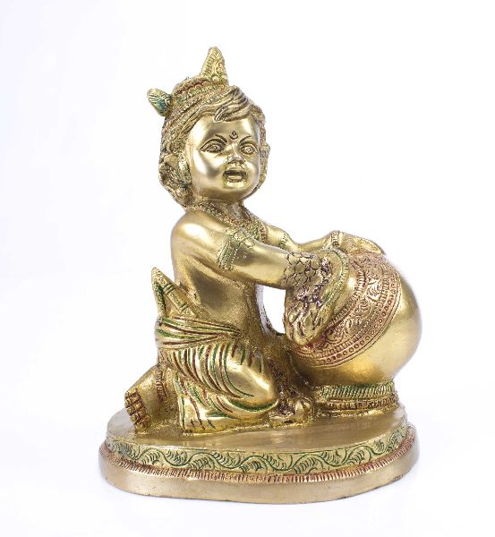 BRASS BAL KRISHNA sculpture