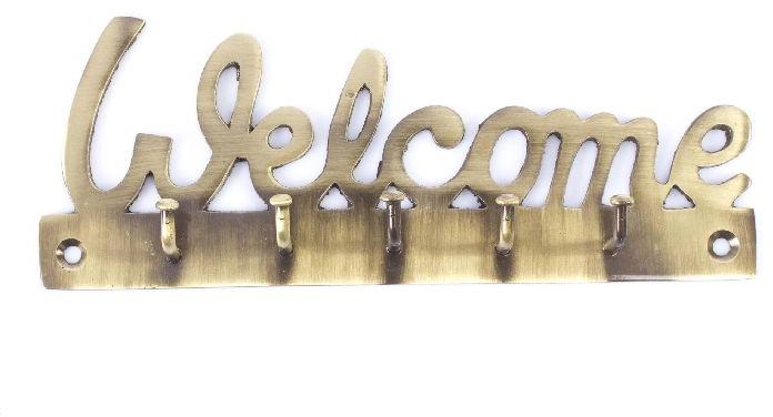 BRASS WELCOME KEY HOLDER