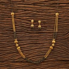 Antique Classic Mangalsutra With Gold Plating