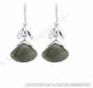 Labradorite earrings sterling silver