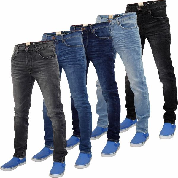 Regular Fit Mens Denim Jeans, for Casual Wear, Party Wear, Waist Size : 28 to 36 inch