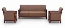 Ekbote Furniture - Wooden Arm Sofa Set For Five