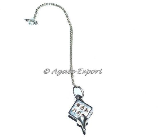 Silver Steel Plain Dowsing Pendulum