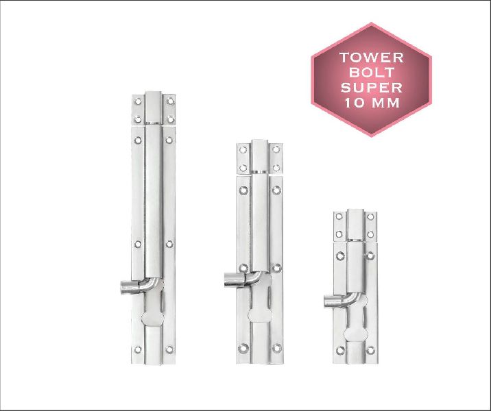 10mm Stainless Steel With Plate Tower Bolts