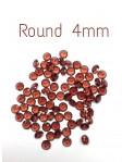 Mozambique Garnet Round Faceted Gemstone