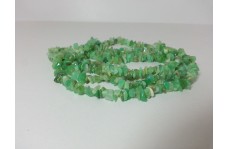 Natural Chrysoprase Uncut Chips Beads Strand