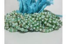 Natural Peruvian Opal Faceted Rondelle Beads Strand