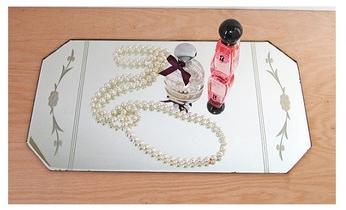 decorative mirror tray for jewelry