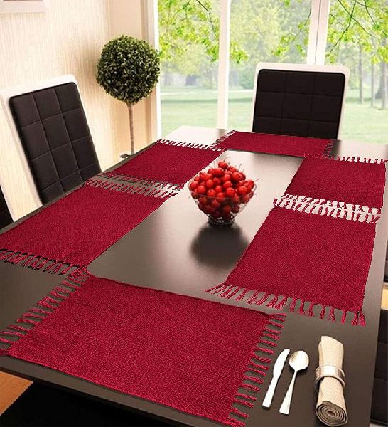 Coir Dotted table placemats, Style : Antique, Modern