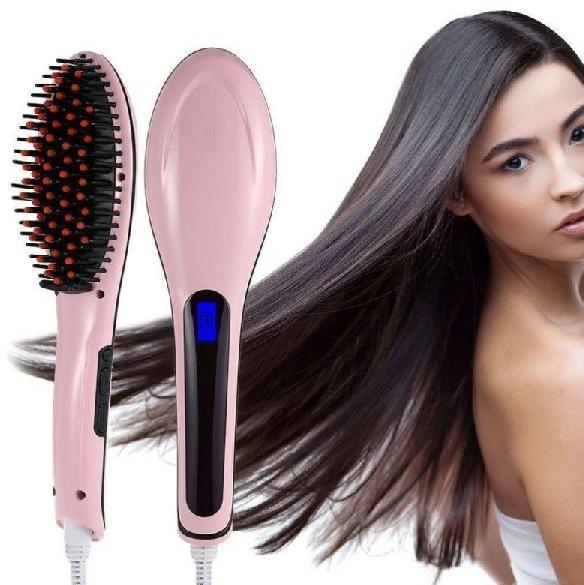 Brush Hair Straightener Lcd Display