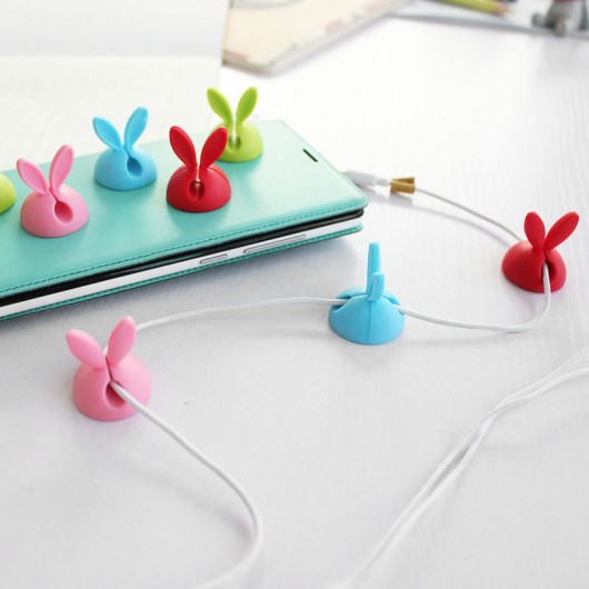 Bunny Rabbit Cable Winder Clip Holder