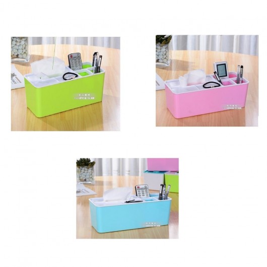 Desk Tissue Organizer- Multipurpose