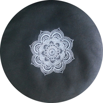 Your brand 100% Cotton tibetan lotus Embroidery Patterns, Technics : Woven
