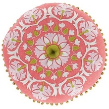 100% Cotton Embroidered Round cushion Cover