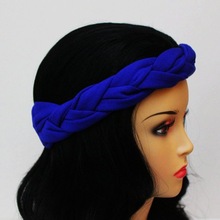 Very Beautiful Royal Blue Braided Hairband