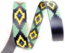 Leather Waist Belt with EMBROIDERY
