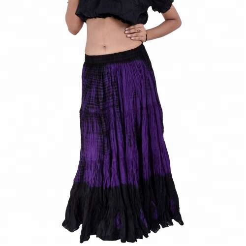 Plus size new cotton long skirt everyday wear