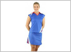 Netball Dress In Skirt Uniform, Size : XL