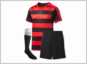100% Polyester New-style-sublimation-soccer Uniform, Size : XL