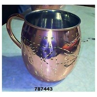 Copper Metal Antique Finish  Mug