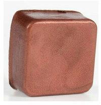 Square Chocolate Handmade Soap, for Bathing, Form : Solid
