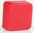 Square Strawberry Handmade Soap, Color : Red