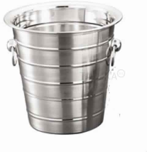 Stainless Steel RIBBED CHAMPAGNE BUCKET, Feature : Stocked