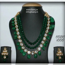 Kundan Pearl Necklace Set, Style : Fashionable