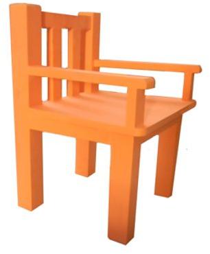 Painted Small Chair With Arm