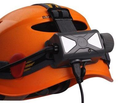 Helmet (Head Lamp and Rechargeable Battery)