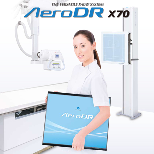 AeroDR X70 X Ray System, for Hospital, Power : 1-3kw