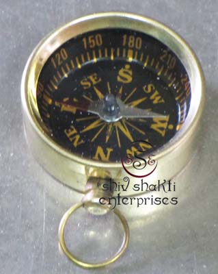 SSE Brass Pocket Compass