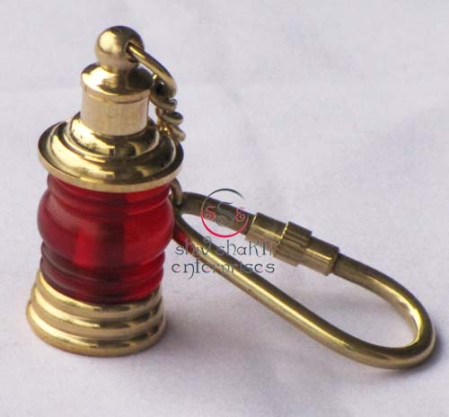 Red Lamp Key Chain