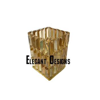 Decoration Wedding Pieces Table Crystal Votive Manufacturer In