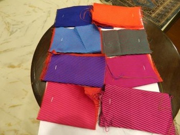 Neon Poly Satin Silk - Twill, Pattern : Yarn Dyed