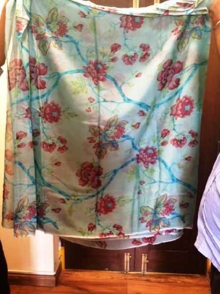 Padmini Printed Silk Chiffon, Width : 43/44'