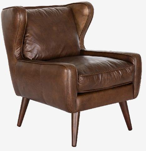 BROWN LEATHER CHAIR